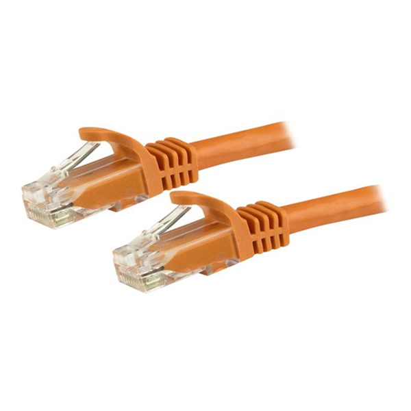 5m Orange Snagless UTP Cat6 Patch Cable