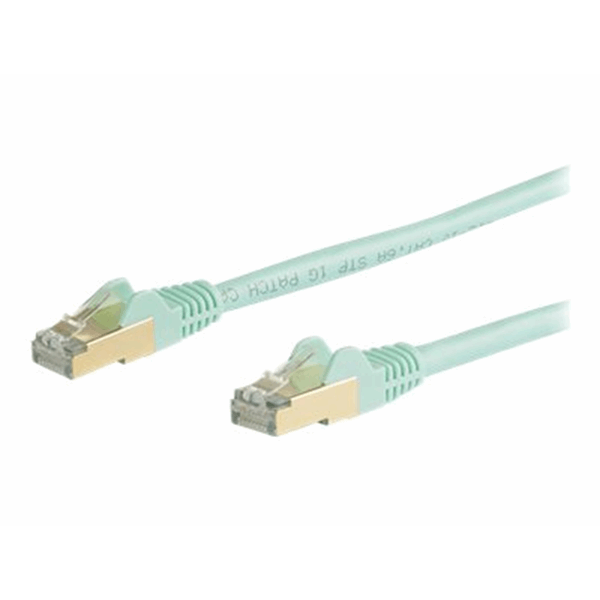 Cable - Aqua CAT6a Ethernet Cable 10m