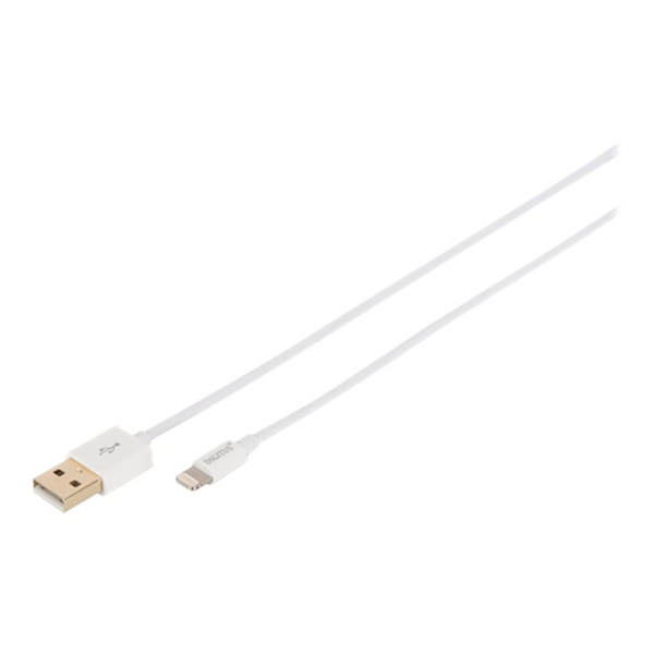 DIGITUS Lightning-kabel - Lightning / USB - 1 m