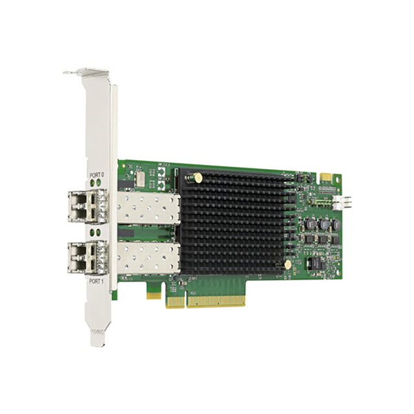 Emulex LPe31002 Gen 6 (16Gb), dual-port HBA (upgradeable to 32Gb)