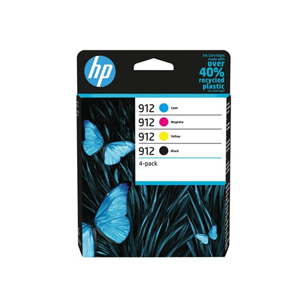 HP 912 CMYK Cartridge 4-Pack