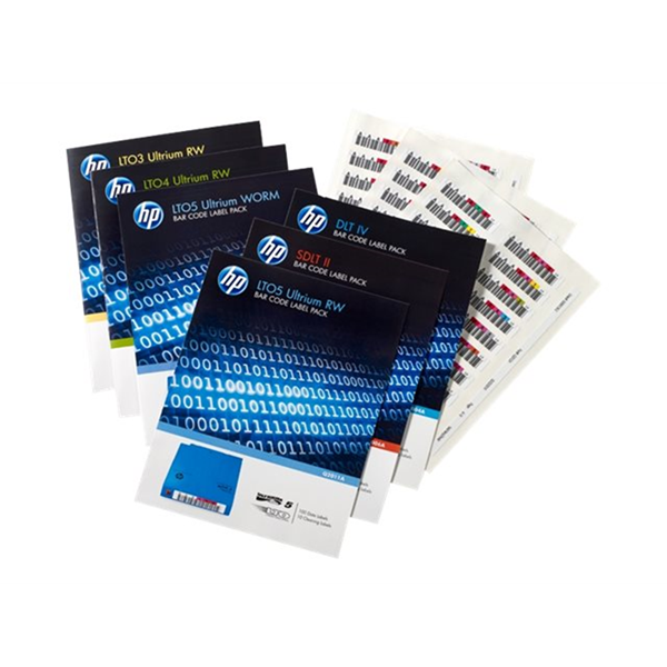 HPE LTO-7 Ultrium RW Barcode Label Pack