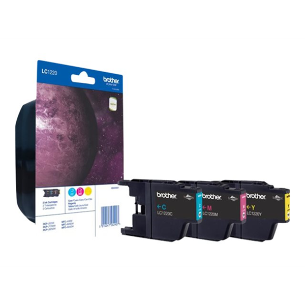 LC1220RBWBP Cyan Magenta and Yellow Ink