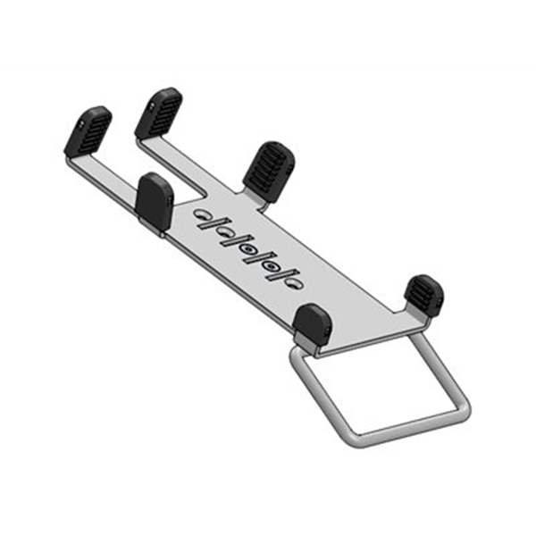 SpacePole MultiGrip montageplaat met handgreep voor kaartlezer