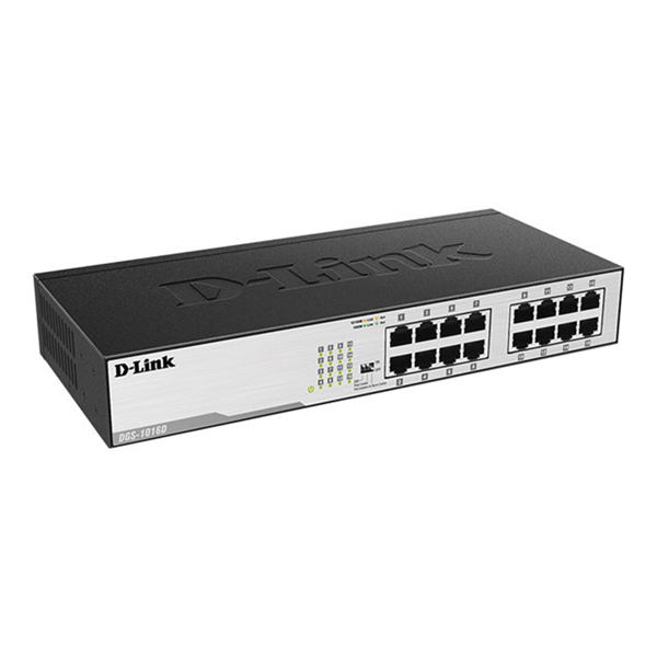 Switch/16xG+F+ENet RJ45 19"desktop Green