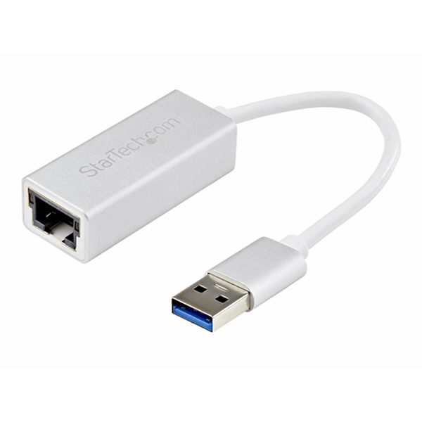 StarTech.com USB 3.0 naar gigabit ethernet netwerkadapter - zilver - strak aluminium design, ideaal voor MacBook, Chromebook of tablet