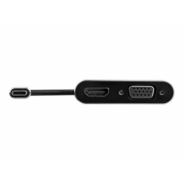 USB C to VGA and HDMI Adapter - Aluminum
